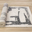 Marquis Distressed Rug - Marker Lines roll on floor