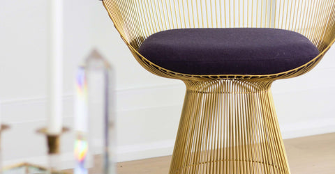 Platner chair in gold