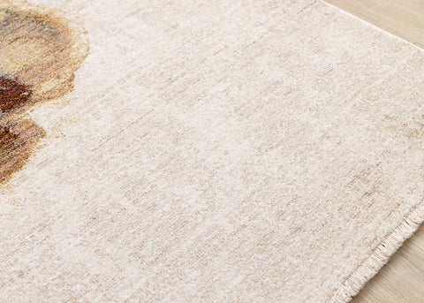 Muse Plush Rug - Marble Grain corner
