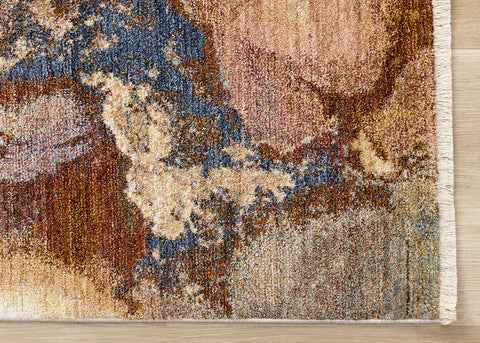Muse Plush Rug - Marble Grain corner detail