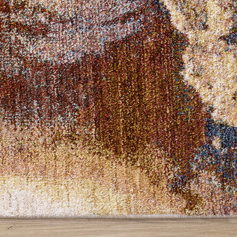 Muse Plush Rug - Marble Grain side detail