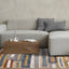Muse Rug - Layered Bricks in living room setting