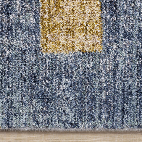 Muse Rug - Layered Bricks side detail