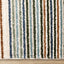 Nala Rug - Multicolor Stripes corner detail