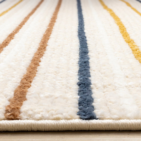 Nala Rug - Multicolor Stripes pile height