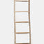  Decorative rustic ladder in natural eucalyptus wood.