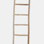  Decorative rustic ladder in natural eucalyptus wood.