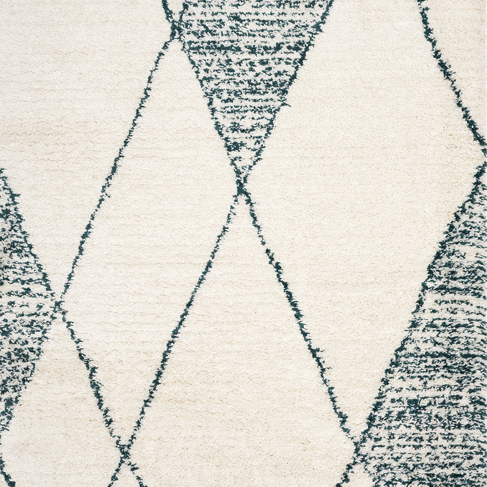 Rondo Distressed Rug - Diamonds sample
