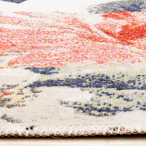 Sara Rug - Floral pile height