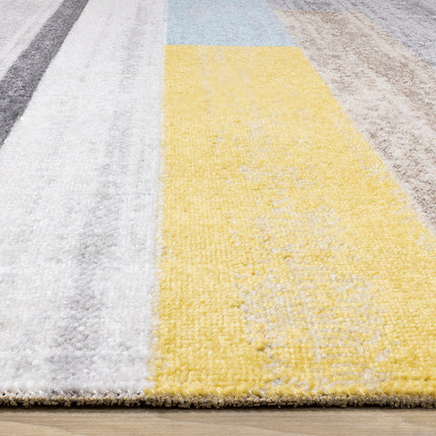 Sara Rug - Bold Stripes pile height