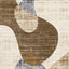 Serene Distressed Rug - Curvy Shapes full sample