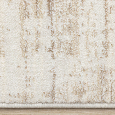 Serene Distressed Rug - Curvy Shapes side detail