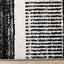 Swift Rug - Patterned Lines corner detail