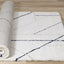 Shira Soft Touch Rug - Geometric roll on floor