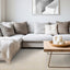 Sully Rug - Cream Broken Lines in living room setting