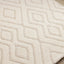 Sully Rug - Beige Diamonds corner
