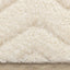 Sully Rug - Beige Diamonds side detail
