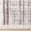 Swift Rug - Cream Taupe Distressed Lines corner detail