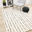 Talia Rug - Black Rain in living room setting
