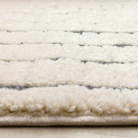 Talia Rug - Black Rain pile height