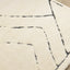 Talia Rug - White Broken Lattice corner