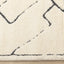 Talia Rug - White Broken Lattice corner detail