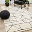 Talia Rug - Geometric Lattice in living room setting