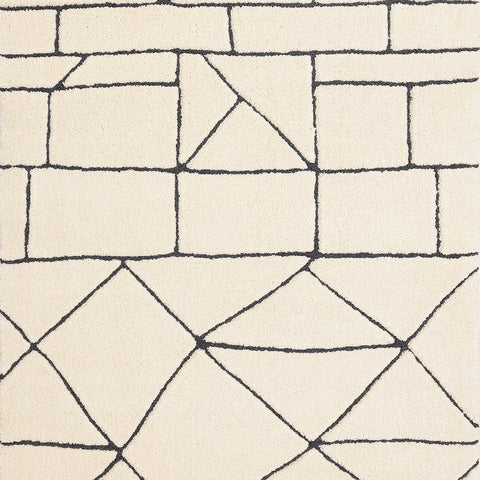 Talia Rug - Geometric Lattice sample