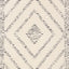 Talia Rug - Black Striped Diamond sample