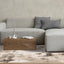 Zola Distressed Rug - Foliage in living room setting