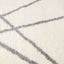 Fergus Shag Rug - Cream Grey Geometric Lines video